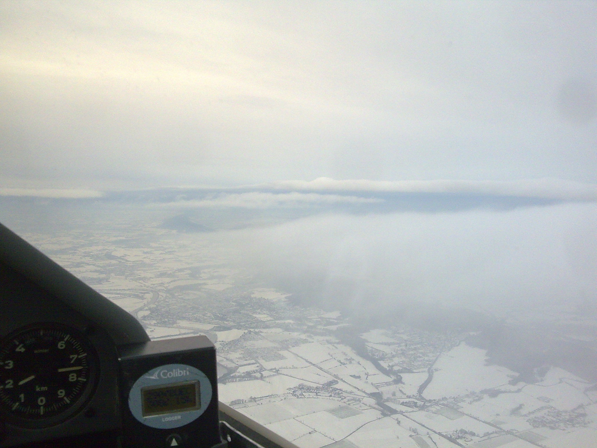 Blick Richtung Westen und Rinteln (hinter der Lenti)