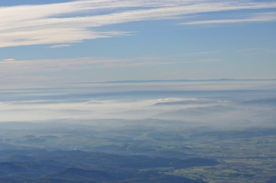 Thüringerwald am horizont