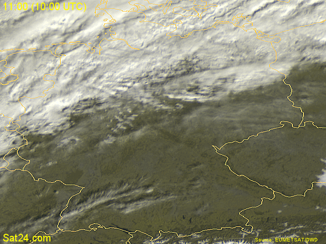 Satelittenbild UTC 1000