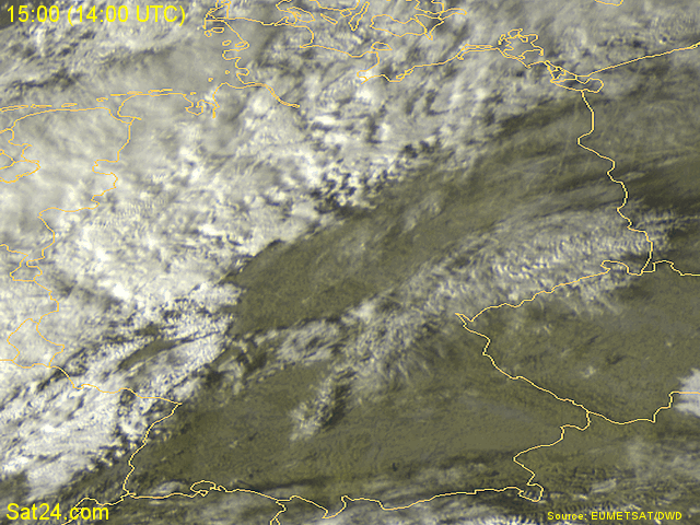 Satelittenbild UTC 1400