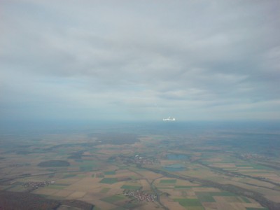 Feuchte Luft fließt ein