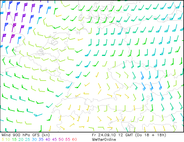 Wind 900hPa 12