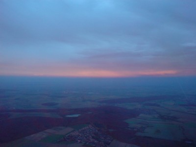 Auflösende Wolkendecke