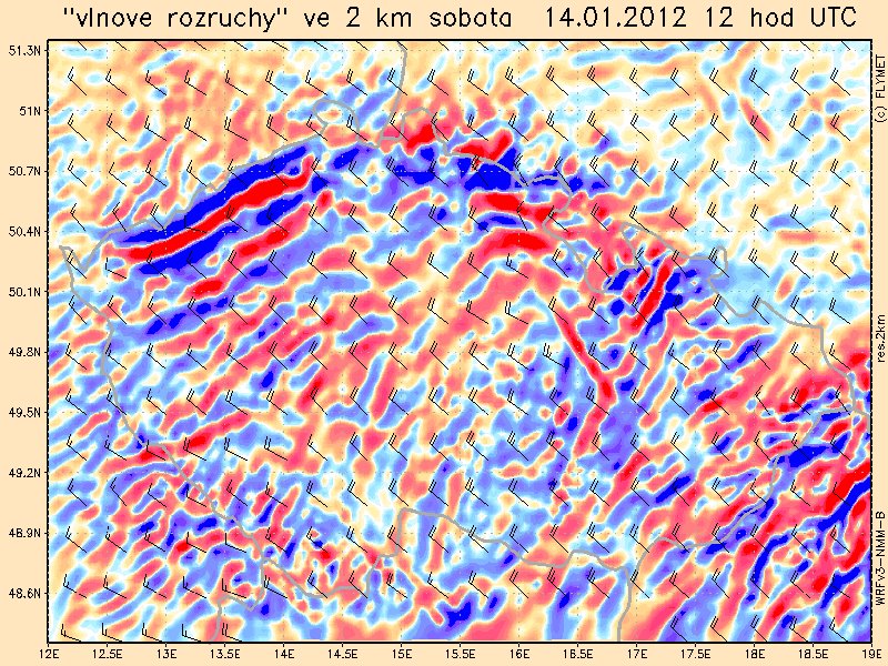 Flymet-Vorhersage 12 UTC