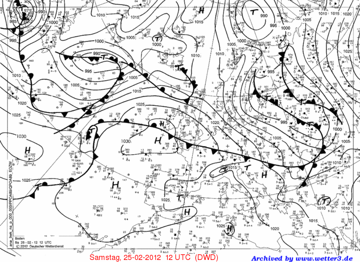 DWD-Bodenanalyse 25.2.2012, 12 UTC