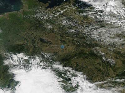 hochaufgelöstes NOAA-Sat-Bild