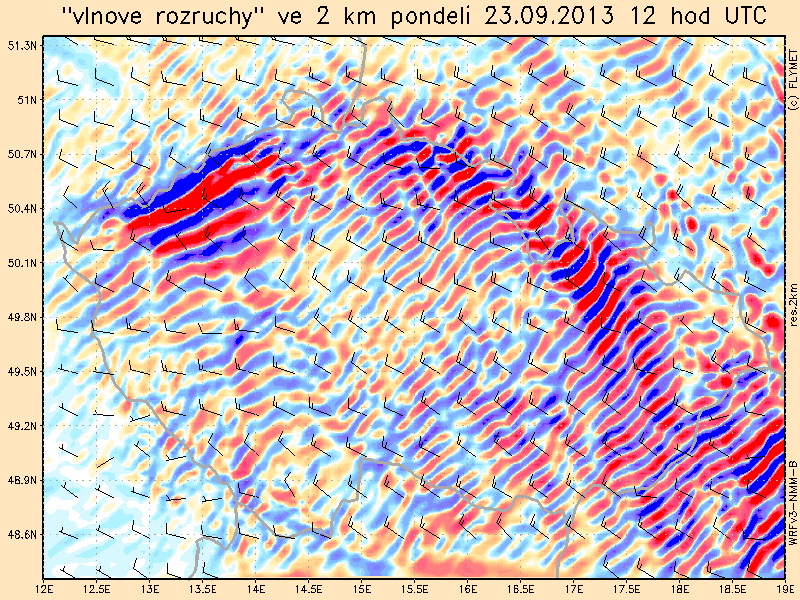 FLYMET Wellenvorhersage 12 UTC