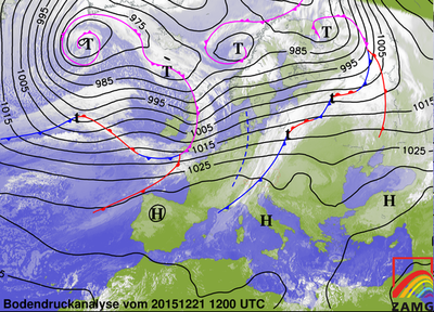 Bodendruckanalyse 21.12.15, 12 UTC 