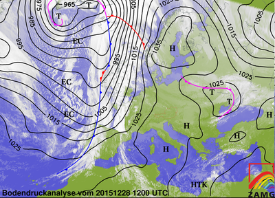 Bodendruckanalyse 28.12.15, 12 UTC