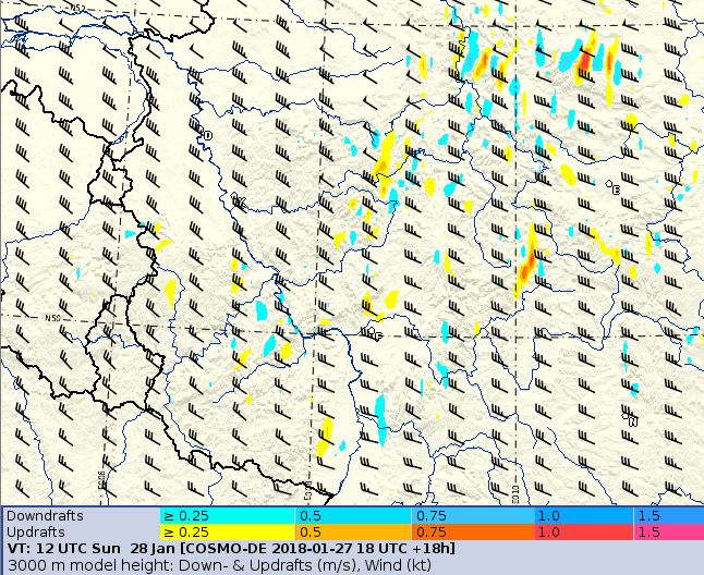 DWD-Wellenvorhersage 3000m, 28.1.18