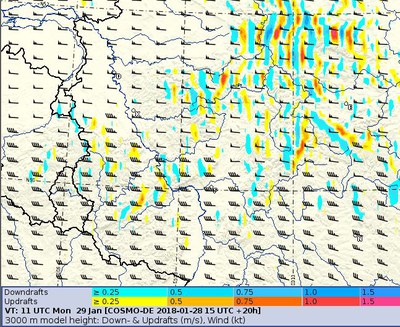  DWD-Wellenvorhersage 3000m, 29.1.18 