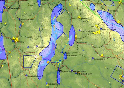  Wellenvorhersage mit Flugspur, 29.1.18 