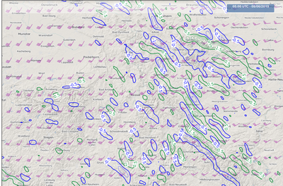 Wellenvorhersage von meteo.fr