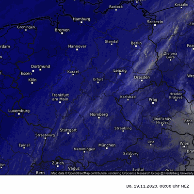 Satellitenbild-Animation 