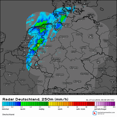 Niederschlagsradar-Animation