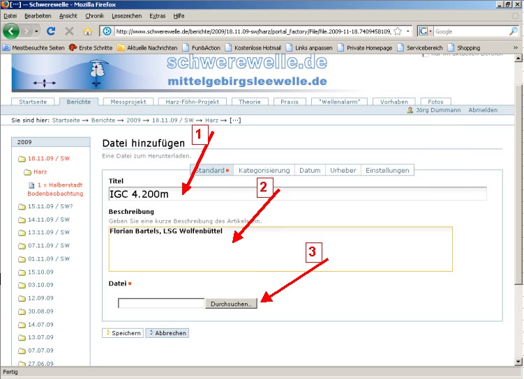 Datei hinzufügen 2