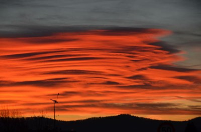 17.12.13- Blick von Eschwege Richtung Thüringer Wald